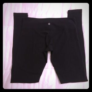 Lululemon Wunder Under, 8, Black, MidRise.